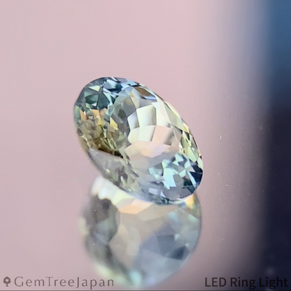 Parti-Color Sapphire 0.370ct / Kanchanaburi(Thailand)