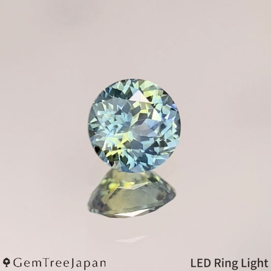 Parti-color Sapphire 0.436ct / Thailand (Kanchanaburi)