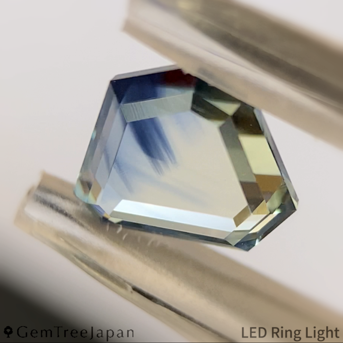 Parti-Color Sapphire 1.118ct / Kanchanaburi(Thailand)
