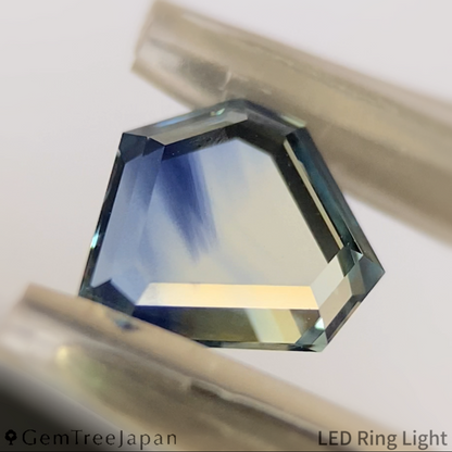 Parti-Color Sapphire 1.118ct / Kanchanaburi(Thailand)