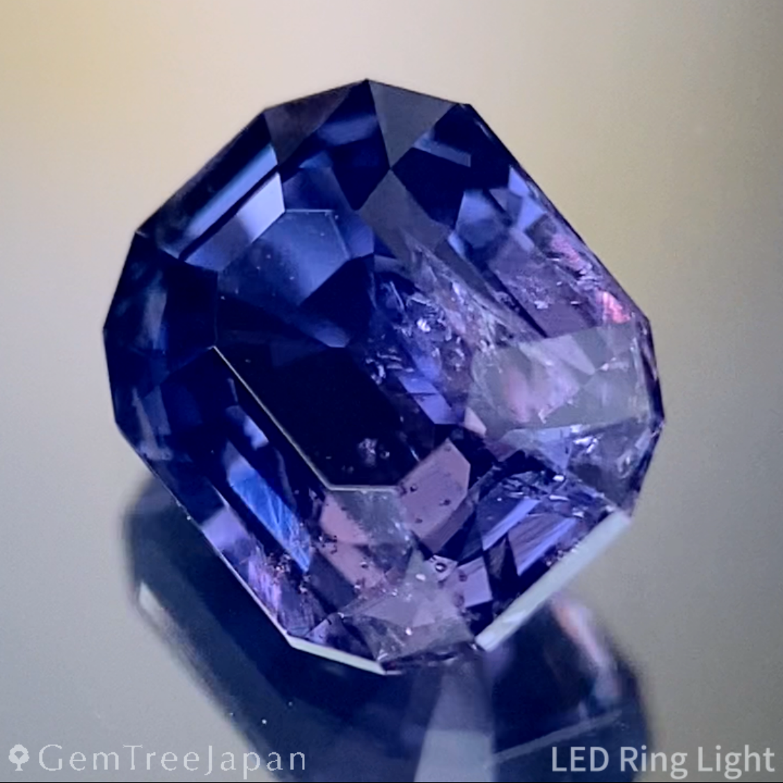 ブルーアパタイト♡サンストーン♡パープルマイカ共生スフィアNo.398 Bluish Violet Sapphire 1.084ct / Madagascar – IRMO.JP