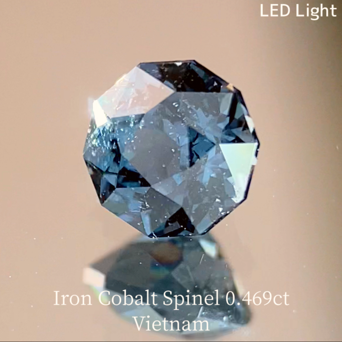 Iron Cobalt Spinel 0.469ct / Vietnam