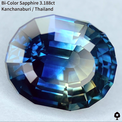 Bi-Color Sapphire 3.188ct / Kanchanaburi