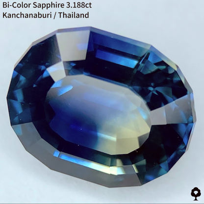 Bi-Color Sapphire 3.188ct / Kanchanaburi