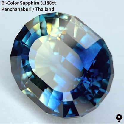 Bi-Color Sapphire 3.188ct / Kanchanaburi