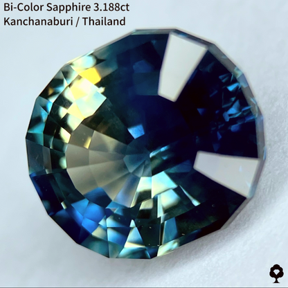 Bi-Color Sapphire 3.188ct / Kanchanaburi