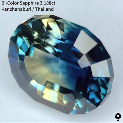 Bi-Color Sapphire 3.188ct / Kanchanaburi