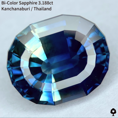 Bi-Color Sapphire 3.188ct / Kanchanaburi