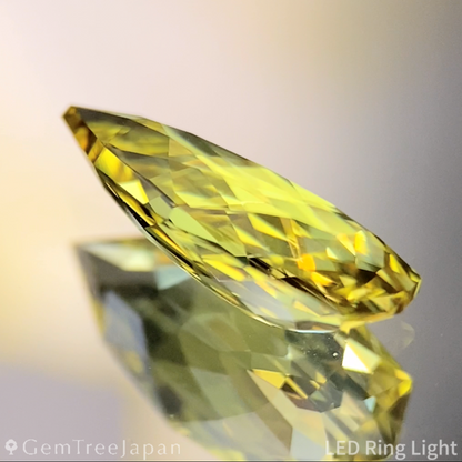 Yellow Sapphire 3.38ct→1.764ct / Nigeria