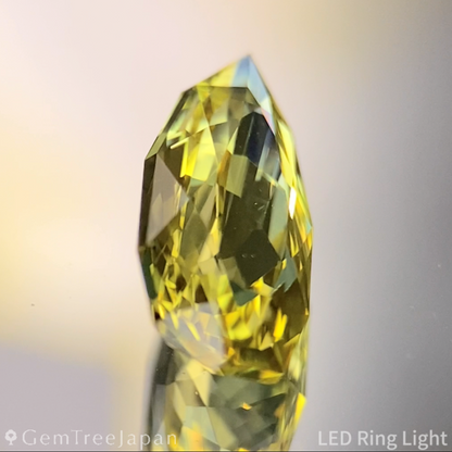 Yellow Sapphire 3.38ct→1.764ct / Nigeria