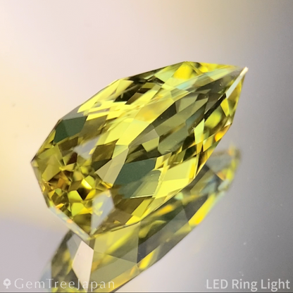 Yellow Sapphire 3.38ct→1.764ct / Nigeria