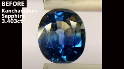 Bi-Color Sapphire 3.188ct / Kanchanaburi