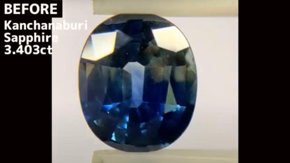 Bi-Color Sapphire 3.188ct / Kanchanaburi