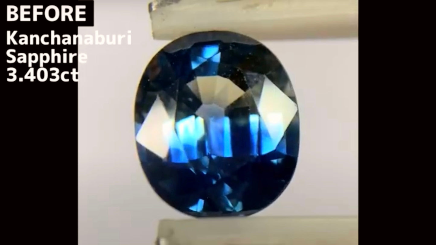 Bi-Color Sapphire 3.188ct / Kanchanaburi