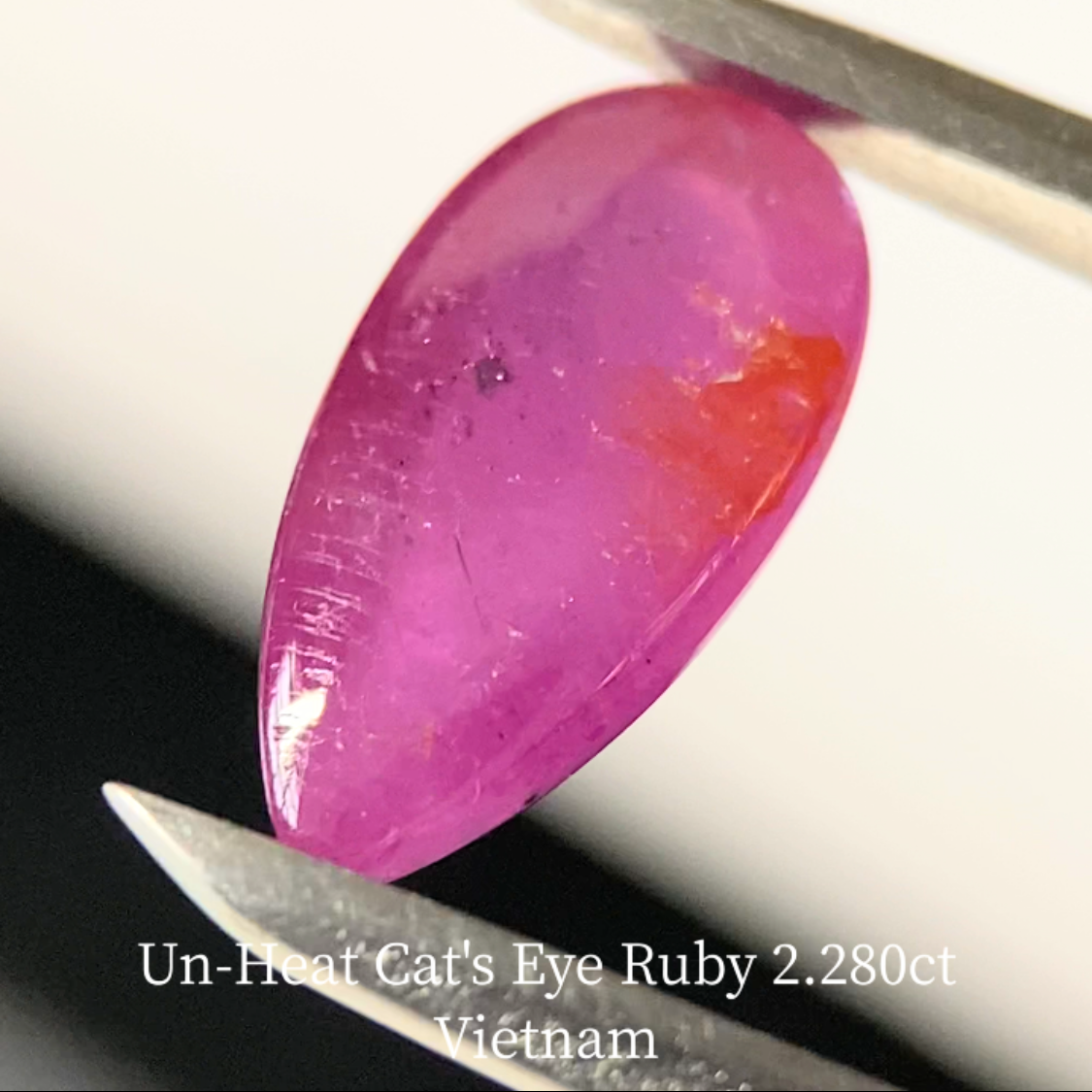 Un-Heat Cat's Eye Ruby 2.280ct / Vietnam