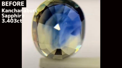 Bi-Color Sapphire 3.188ct / Kanchanaburi