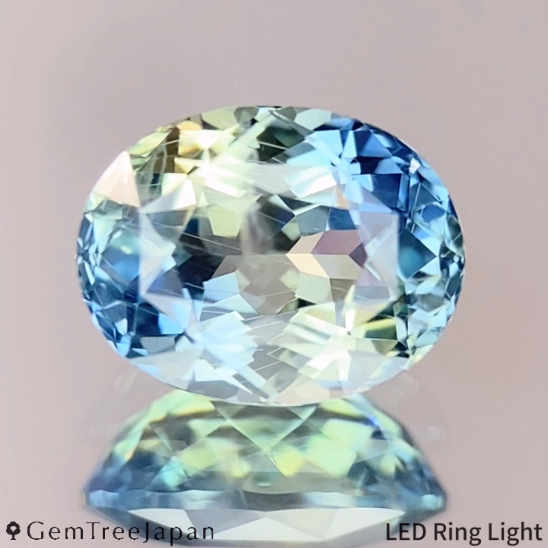 Parti-Color Sapphire 1.632ct / Thailand(Kanchanaburi)