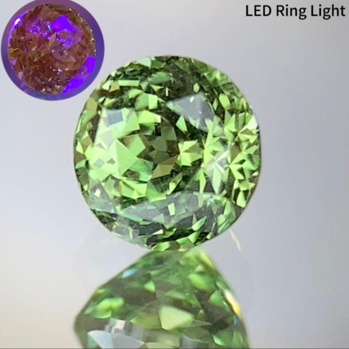 UV Change Tsavorite 0.475ct / Tanzania