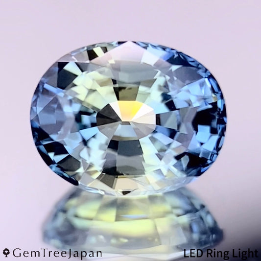 Un-Heat Parti-Color Sapphire 1.499ct / Thailand(Kanchanaburi)
