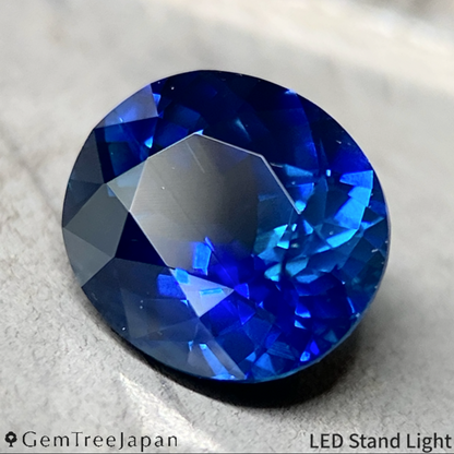 "Deep Peacock Blue" Kanchanaburi Sapphire 1.213ct / Thailand