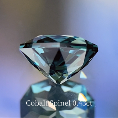 Bluish Green Cobalt Spinel 0.435ct / Vietnam