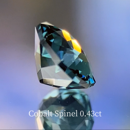 Bluish Green Cobalt Spinel 0.435ct / Vietnam