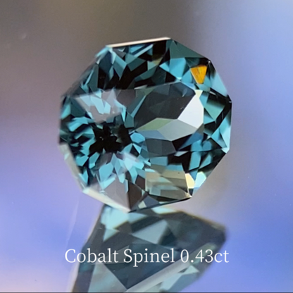 Bluish Green Cobalt Spinel 0.435ct / Vietnam