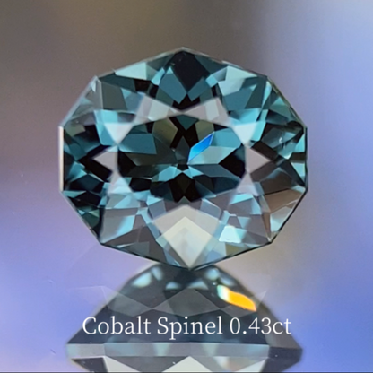 Bluish Green Cobalt Spinel 0.435ct / Vietnam