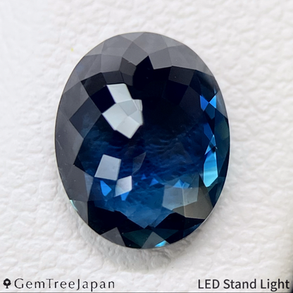"Dark Teal Blue" Kanchanaburi Sapphire 2.083ct / Thailand