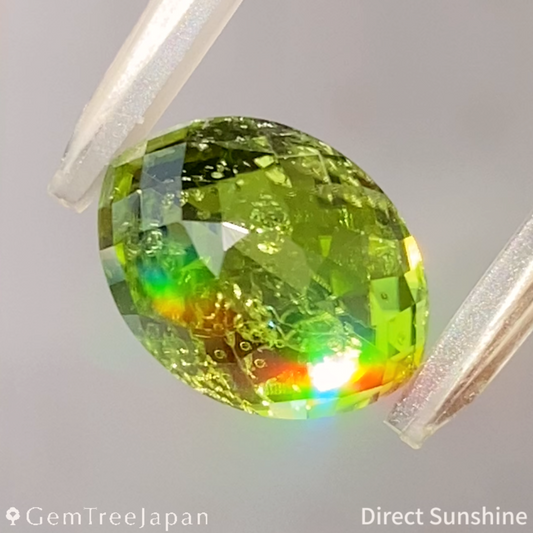 "Lily Pad Eye" Peridot 4.265ct / Pakistan