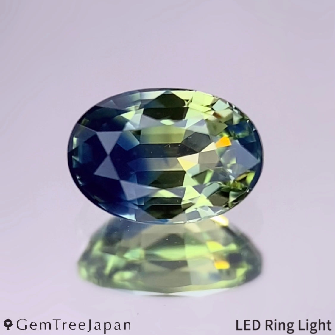 Parti-Color Sapphire 0.583ct / Thailand (Kanchanaburi)