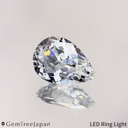 Un-Heat Colorless Sapphire 0.616ct / Thailand (Kanchanaburi)