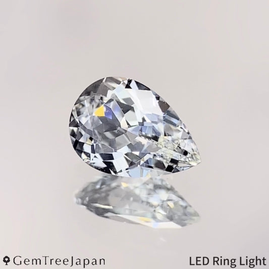 Un-Heat Colorless Sapphire 0.616ct / Thailand (Kanchanaburi)