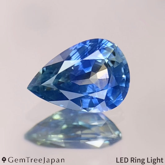 【lulu's】Parti-Color Sapphire 0.806ct / Thailand (Kanchanaburi)