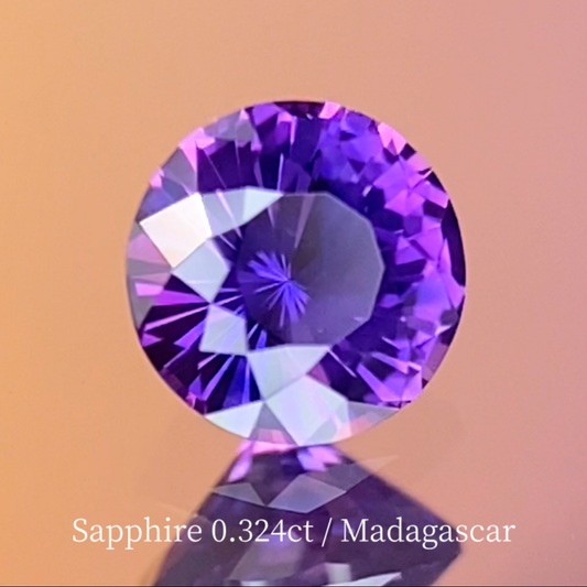 Purple Sapphire 0.324ct / Madagascar 