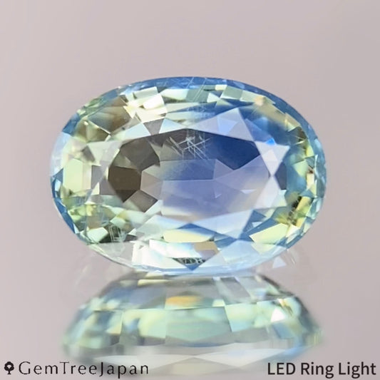 Parti-Color Sapphire 1.078ct / Thailand (Kanchanaburi)