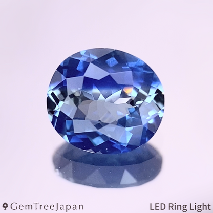 Parti-Color Sapphire 0.636ct / Thailand (Kanchanaburi)