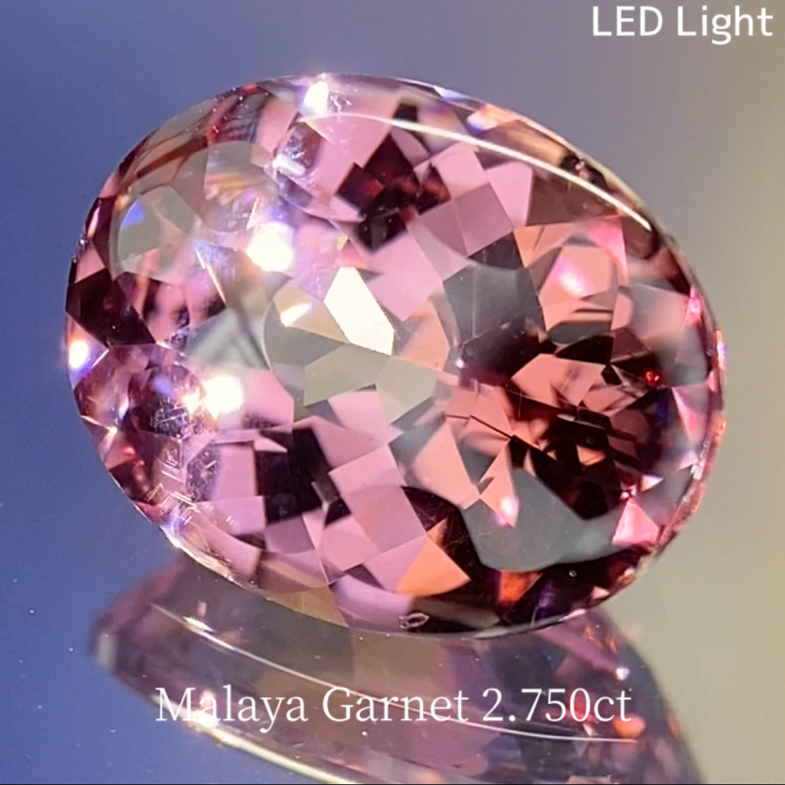 Malaya Garnet 2.750ct / Buff Top Flower