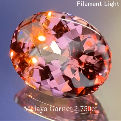 Malaya Garnet 2.750ct / Buff Top Flower