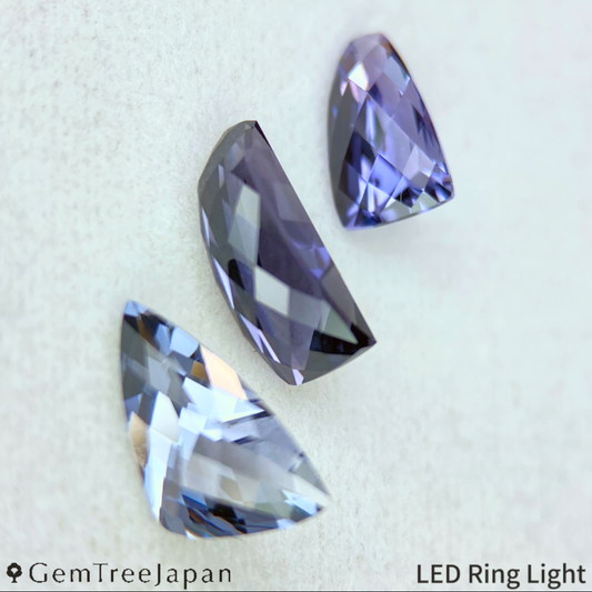 "Crow's Claw" Spinel 3pc set Total 2.24ct / Madagascar 【One Price】