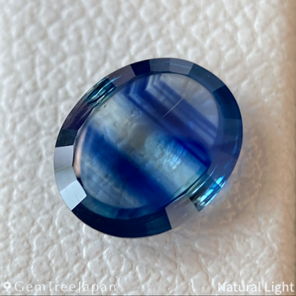 Parti-Color Sapphire 1.011ct / Kanchanaburi(Thailand)