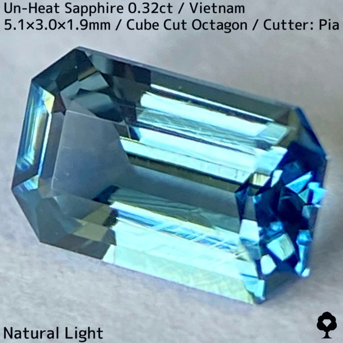 Un-Heat Sapphire 0.323ct / Vietnam