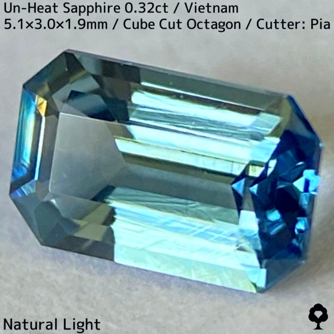 Un-Heat Sapphire 0.323ct / Vietnam