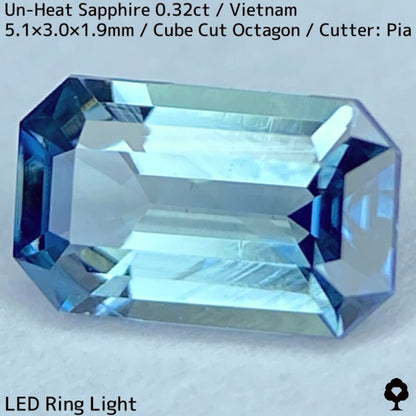 Un-Heat Sapphire 0.323ct / Vietnam