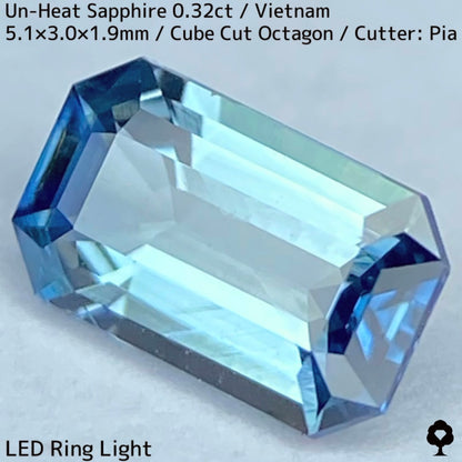 Un-Heat Sapphire 0.323ct / Vietnam