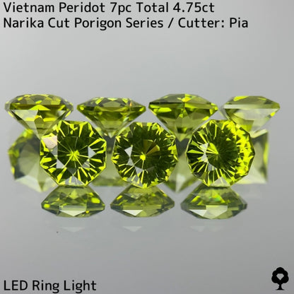 Peridot 7P 4.75ct / Vietnam / Narika collection