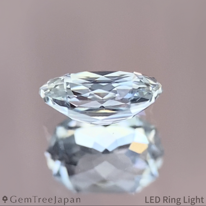 "Pale Ice Mint" Sapphire 0.38ct / Kanchanaburi (Thailand) 【Trial Price】