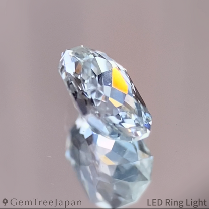 "Pale Ice Mint" Sapphire 0.38ct / Kanchanaburi (Thailand) 【Trial Price】