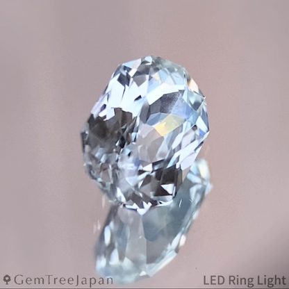 "Pale Ice Mint" Sapphire 0.38ct / Kanchanaburi (Thailand) 【Trial Price】