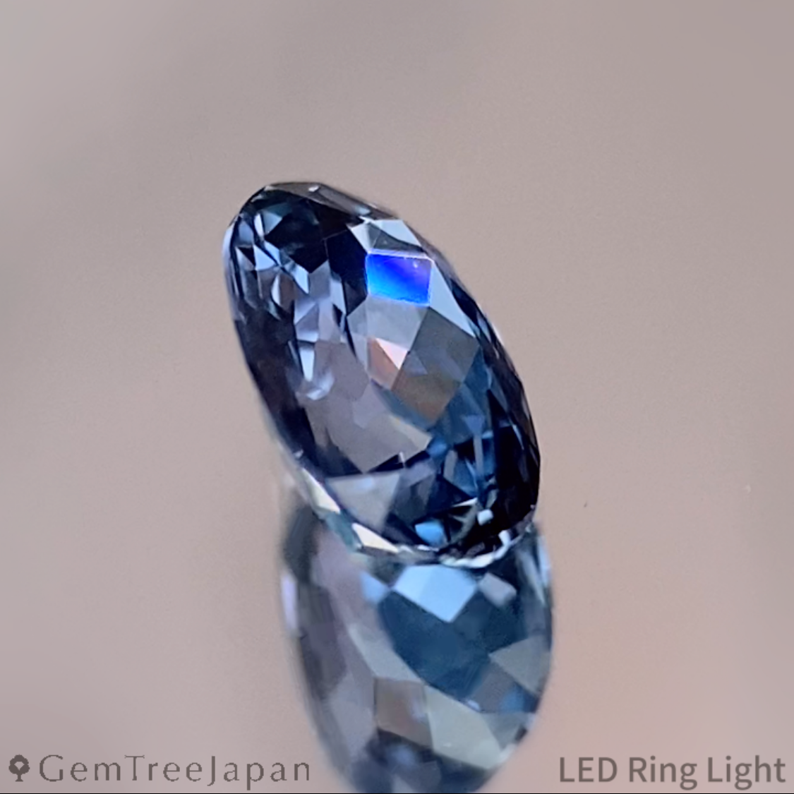 "Violetish Blue" Unheated Sapphire 0.54ct / Kanchanaburi (Thailand) [Trial Price]